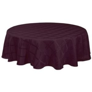 Origins - microfiber tablecloth - 52 x 70 inches rectangular - eggplant - new